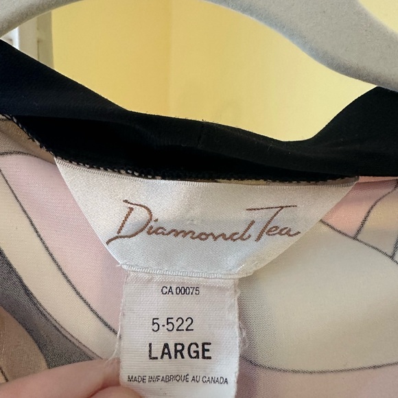 Vintage Diamond Tea Robe Size Large RARE - Picture 2 of 7
